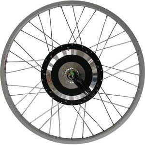 On an electric bike motor ( or hub) the motor is in a water proof sealed motor 