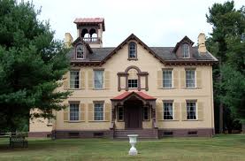 Lindenwald, Kinderhook, New York. Home of Martin Van Buren.