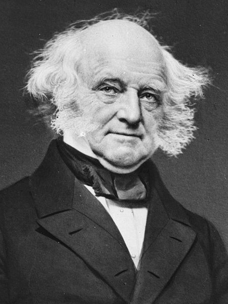 Dutch speaking Martin Van Buren, our 8th President.