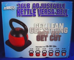 Fitness Over 50: Exercising with the Stamina 36-Pound Adjustable Kettle Versa-Bell Kettlebell