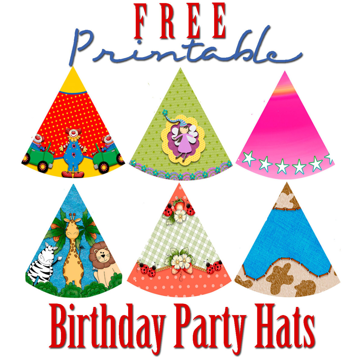 Free Printable Birthday Party Hats Hubpages