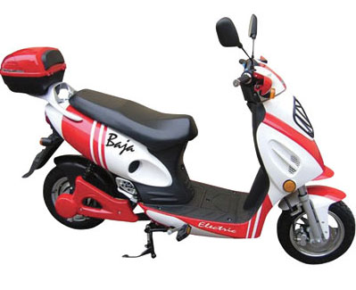 Even though the dimensions of the electric moped is small, there always seems to be a compartment to hide your stuff in