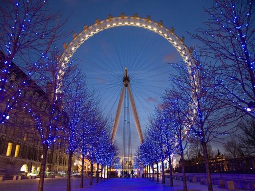 London Eye at Christmas