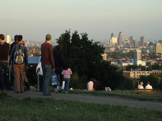 Panorama from Hampstead Heath