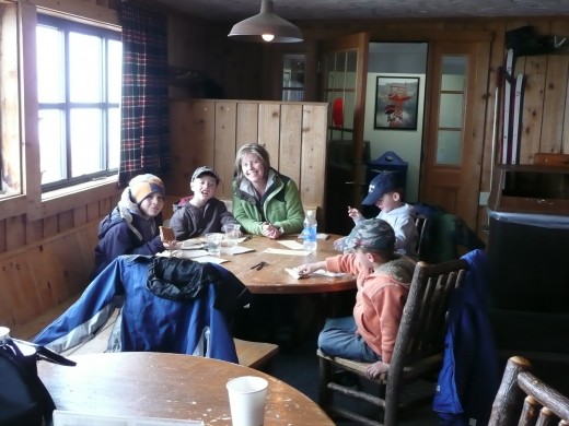 Lodge at Top of Jackson Hole Ski Resort - Waffles!