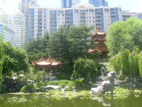 Lake of Brightness and The Gurr in the Chinese Garden of Friendship