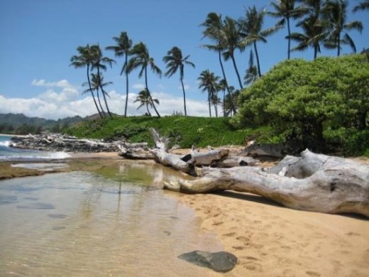 Beach in Kauai