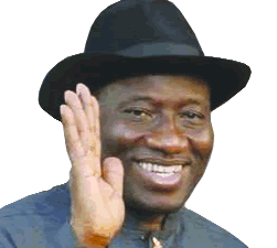 Goodluck Jonathan:  his good luck is in his name?