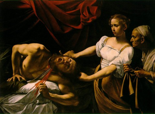 "Judith beheading Holophernes" by Caravaggio. Image via Wikipedia