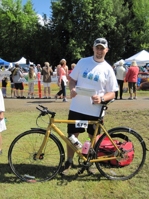 I look happy here because I am finished and I know that I will live to see tomorrow.