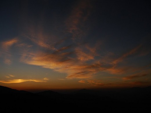 A sunset view from Barobag Hills