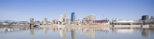 Cincinnati Skyline panorama.