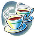 Put a smile on a service member's face with a free cup of jo.  Decaf or regular.