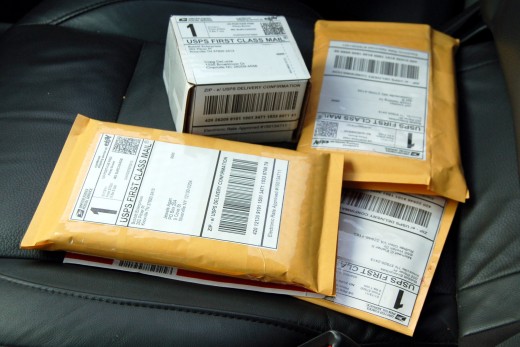 My favorite part of selling stuff on eBay: mailing it off and getting all that useless stuff out of my house!