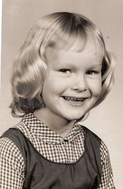 Little Blondie - Me in my Kindergarten photo!