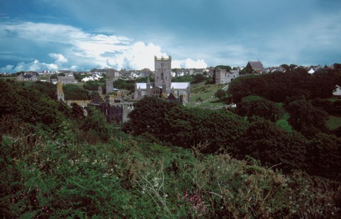 St David's Cathedral and its city resembling a village 
