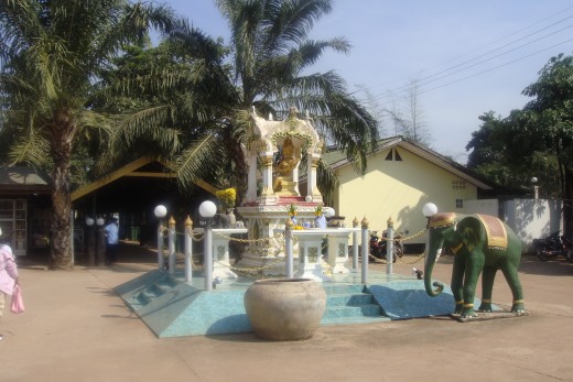 This was a shrine in the nearby area we walked to.