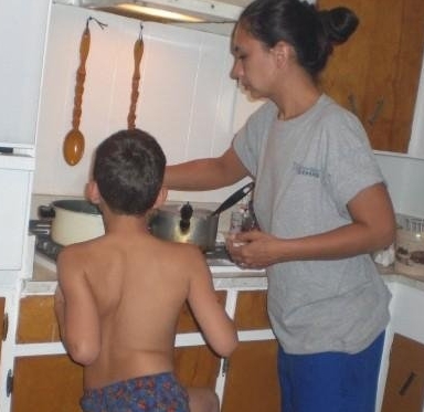 The day we got tired of regular food and changed it all different colors with food coloring.