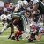 New York Jets' Joe McKnight, left, carries the ball during the first quarter of the NFL football game between the Buffalo Bills and the New York Jets at New Meadowlands Stadium, Sunday, Jan. 2, 2011, in East Rutherford, N.J. (AP Photo/Bill Kostroun)