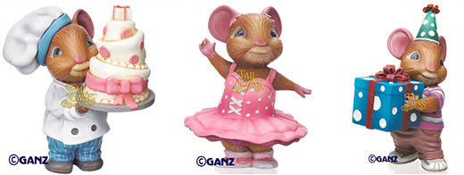 Baker, Ballerina, and Birthday Boy Figures