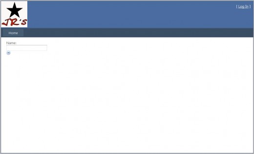 Figure 4 - Website with Dynamic Menu Added