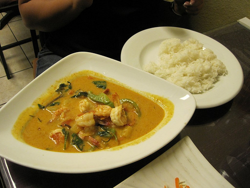 Thai Yellow Curry with Shrimp