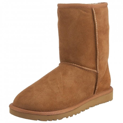 Classic Short UGG boots shown in chestnut.