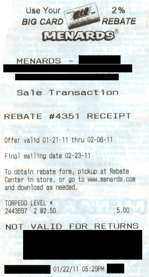 How To Use Menards Rebates To Save Money And Get Free Stuff Hubpages