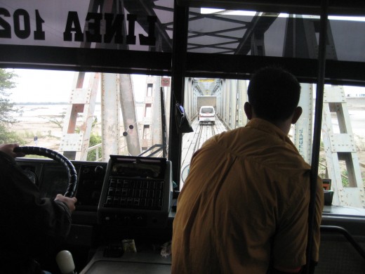 Bus journey from Santa Cruz to the jungle.