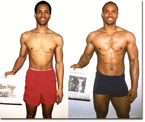 Anthony Ellis (pictured above) was a hard-gainer who made an outstanding physical transformation in 12 weeks.