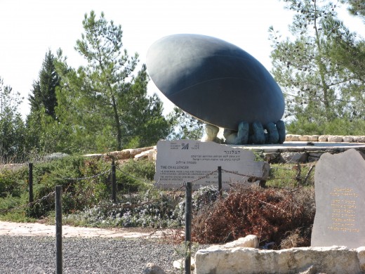 Challanger Memorial in Mountains of Jerusalem Israel 