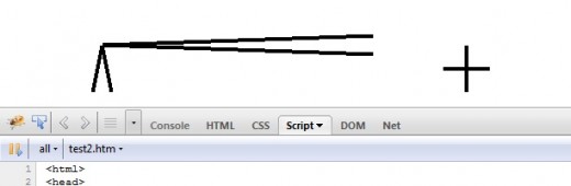 Six lines to test the six different cases.