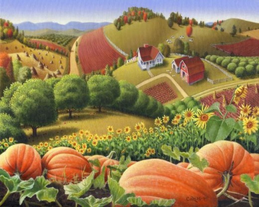 Painting by Walt Curlee