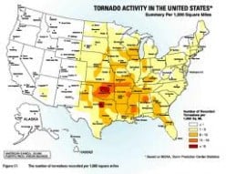 Tornado Alley | Enhanced Fujita Scale, Twisters or Funnel clouds |Tornado Sends Tractor Trailers Flying in April 2012