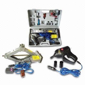 12V Electric Car Jack (Scissor) with Impact Wrench