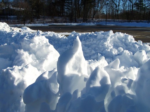 Snow Sculptures Near Home 