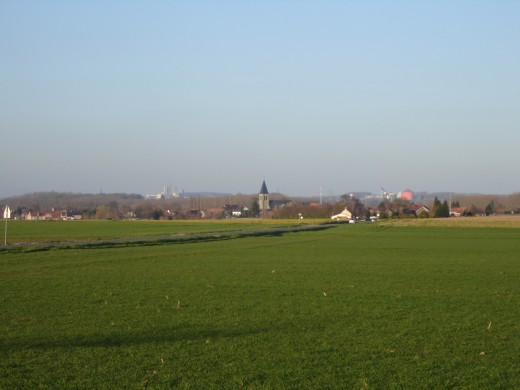 Countryside by Hollain village between Antoing and the French border