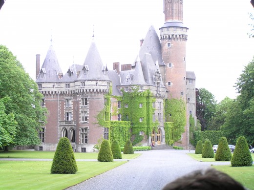 The castle of the de Ligne Princes at Antoing