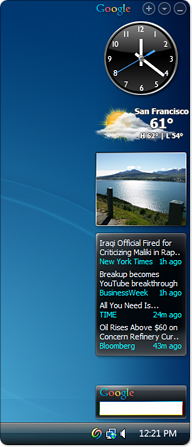 Google Homepage Sidebar Desktop Download