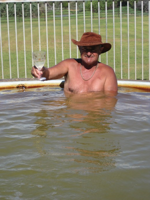 We enjoyed the hot tub ! 