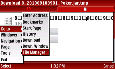 23) After save is complete SELECT Menu-Go To-FileManager