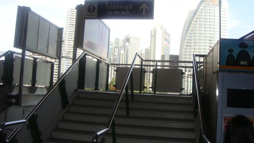Stairs to On Nut Platform  
