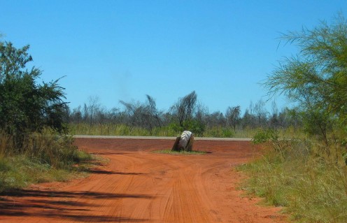 The Great Northern Highway as seen from the Barn Hill turn off.