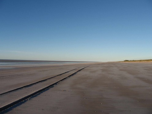 To the North - sand