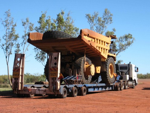 One of the Tonka toys employed in the Pilbarra Mines