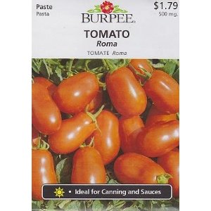 Burpee Roma Tomato Seeds - 500 mg