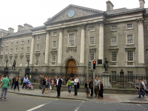 Trinity College at Dublin's College Green