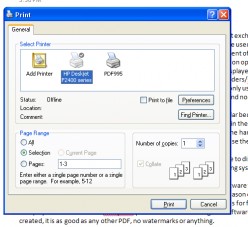 Create PDF file easily from any document