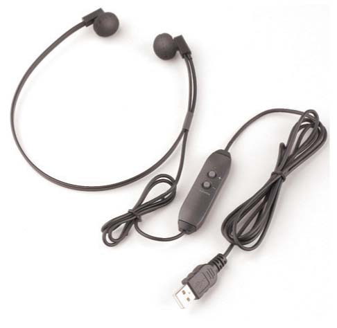 USB Headsets are Sound card independent. and most of times can be easily used even when one have limited rights regarding sound