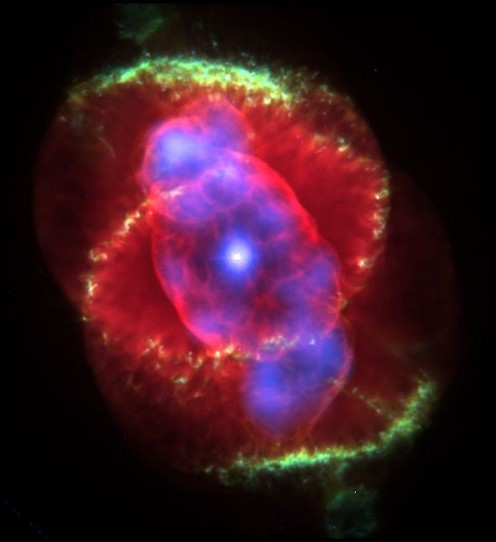 The Cat's Eye Nebula.  